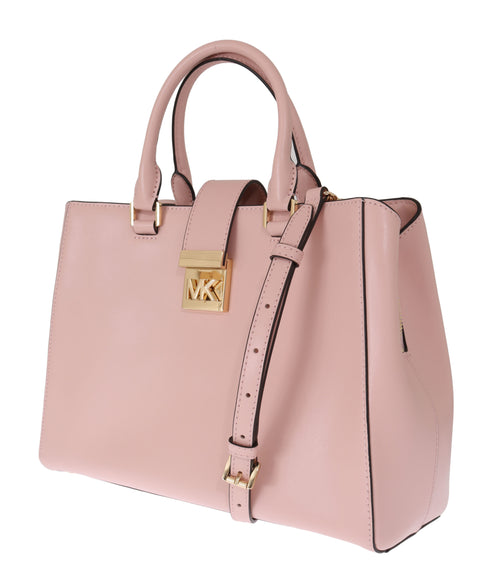 Michael Kors Pink MINDY Leather Shoulder Bag